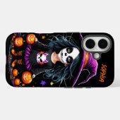 Schattigee Schattige Kawaii Halloween Witch Case-Mate iPhone Case (Achterkant (horizontaal))
