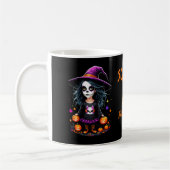 Schattigee Schattige Kawaii Halloween Witch Koffiemok (Links)