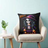 Schattigee Schattige Kawaii Halloween Witch Kussen (Stoel)