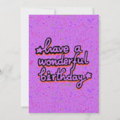 Schattigee Schattige Kawaii Verjaardag Cupcake Gro Kaart (Achterkant)