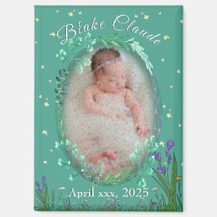 Schattigee & Schattige Kinderen - Botanische Turqu Magneet