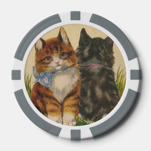 Schattigee Schattige  Kittens Pokerchips (Voorkant)