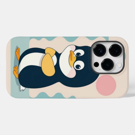 Schattigee Schattige Penquin Case-Mate iPhone Case (Achterkant (horizontaal))