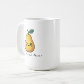 Schattigee Schattige Perzik Fruit Mok (Voorkant links)