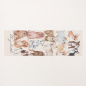 Schattigee Schattige Puppies Yogamat (Achterkant (horizontaal))