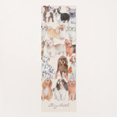 Schattigee Schattige Puppies Yogamat (Voorkant)