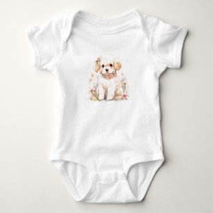 Schattigee Schattige Puppy Dog, Baby Dog, Baby Pup Romper