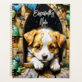Schattigee Schattige Puppy Planner (Voorkant)