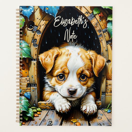 Schattigee Schattige Puppy Planner (Voorkant)