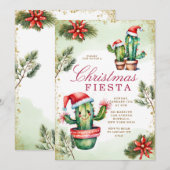 Schattigee Schattigee Mexicaanse Cactus Winter Chr Kaart (Voorkant / Achterkant)