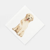 Schattigee Schattigee Puppy Golden Retriever Dog P Servet (Hoek)