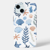 Schattigee schelp zeesterren Case-Mate iPhone case (Achterkant)