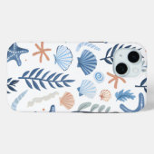 Schattigee schelp zeesterren Case-Mate iPhone case (Achterkant (horizontaal))