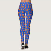 Schattigee schetsmatige monsters motief leggings (Achterkant)
