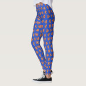 Schattigee schetsmatige monsters motief leggings (Links)