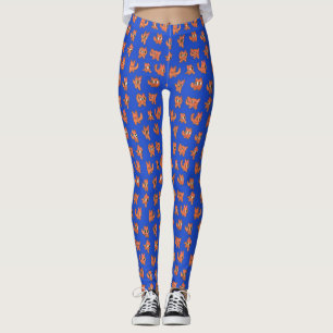 Schattigee schetsmatige monsters motief leggings