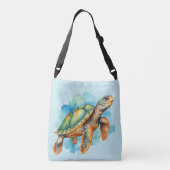 Schattigee Schilderschildpad Crossbody Tas (Achterkant)
