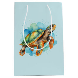 Schattigee Schilderschildpad Medium Cadeauzakje