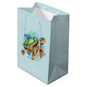 Schattigee Schilderschildpad Medium Cadeauzakje (Achterkant Gekanteld)