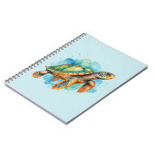 Schattigee Schilderschildpad Notitieboek (Linkerzijde)