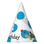 Schattigee schildpad lieveheersbeestje polka dot v feesthoedjes (Rechts)