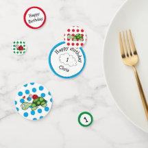 Schattigee schildpad lieveheersbeestje Verjaardags