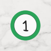 Schattigee schildpad lieveheersbeestje Verjaardags Confetti (Kleine voorkant)