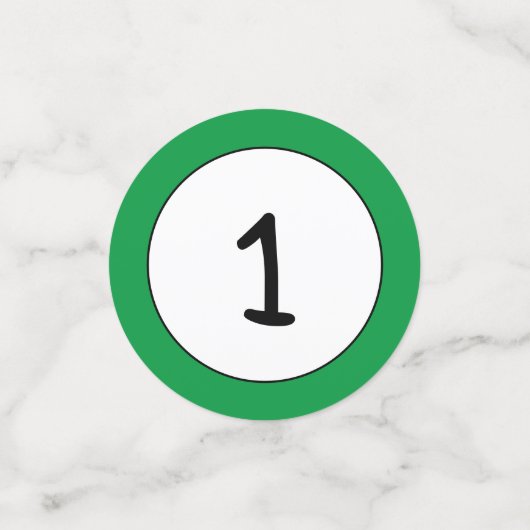 Schattigee schildpad lieveheersbeestje Verjaardags Confetti (Kleine voorkant)