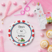 Schattigee Schildpad lieveheersbeestje verjaardags Papieren Bordje (Feest)