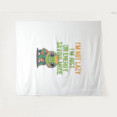 Schattigee schildpad, luie schildpad, in energiebe wandkleed (Voorkant (horizontaal))