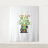 Schattigee schildpad, luie schildpad, in energiebe wandkleed (Voorkant)