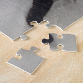 Schattigee schildpad Shell Kat op bed, Puzzels (Zijkant)