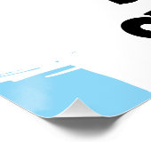 Schattigee schildpad snelheid wordt overschat perfect poster (Hoek)