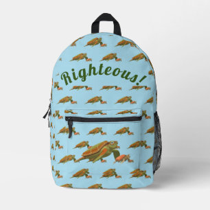 Schattigee schildpad thema bedrukte rugzak