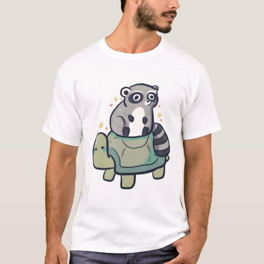 Schattigee schildpad Verrukking � Leuke Dierlijke T-shirt (Voorkant)