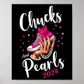 Schattigee schoenen Kamala Harris 2024 Presidentsv Poster (Voorkant)