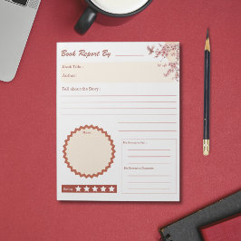 Schattigee school briefpapier lezen Accessoires Notitieblok