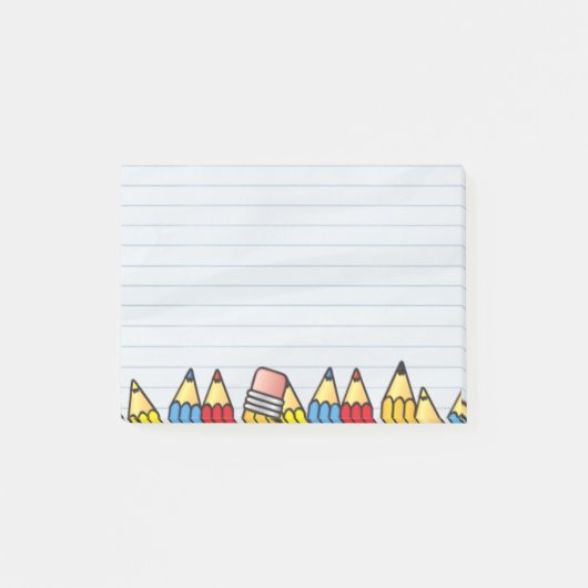 Schattigee School Gepersonaliseerde Post-it notiti Post-it® Notes (Voorkant)