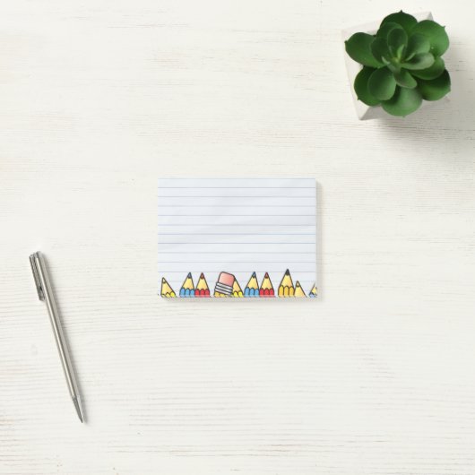 Schattigee School Gepersonaliseerde Post-it notiti Post-it® Notes (Kantoor)
