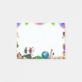 Schattigee School Gepersonaliseerde Post-it notiti Post-it® Notes (Voorkant)
