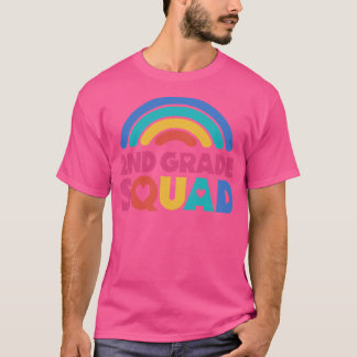 Schattigee School Leraar 2e klas Squad met Retro R T-shirt