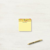 Schattigee schoolboeken Leraarsbureau Geel 3 x 3 Post-it® Notes (Op bureau)