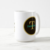 Schattigee schoolbuschauffeur naam toevoegen koffiemok (Voorkant rechts)