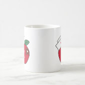Schattigee schoolverpleegkundige Apple Monogram Br Koffiemok (Center)
