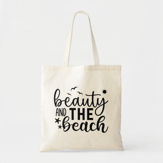 Schattigee schoonheid en het strand zomer tote bag (Voorkant)
