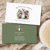 Schattigee schoonmaakdienst Floral Visitekaartje