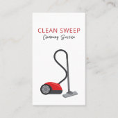 Schattigee schoonmaakdienst Vacuümbenodigdheden Visitekaartje (Voorkant)