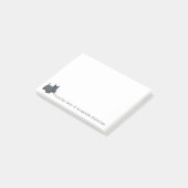 Schattigee Schotse Terriër personaliseren Post-it® Notes (Schuin)