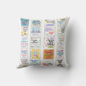 Schattigee Schrift kinder herinnering Bijbelvers Kussen (Achterkant)