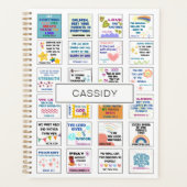 Schattigee Schrift kinder herinnering Bijbelvers Planner (Voorkant)